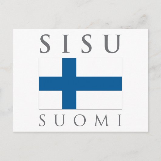 Sisu Suomi Postkarte (Vorderseite)