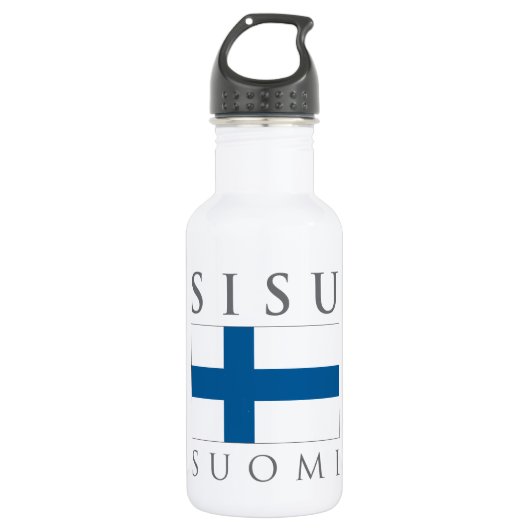 Sisu Suomi Trinkflasche (Vorderseite)