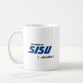 Sisu u. Kaffee mit Flaggen Kaffeetasse (Links)