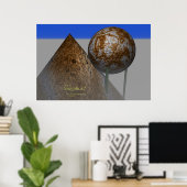 Sisyphus (Druck) Poster (Heimbüro)