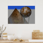 Sisyphus (Druck) Poster (Küche)