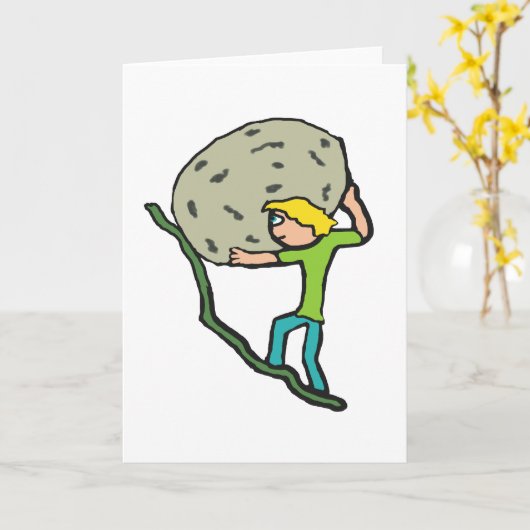 Sisyphus Karte (Gelbe Blume)