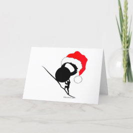 Sisyphus Kettlebell Frohe Weihnachten Dankeskarte