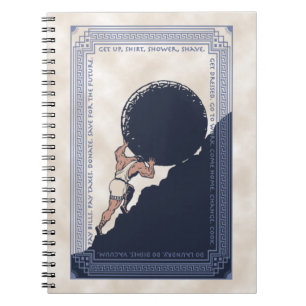 Sisyphus Mundane Rock Notizblock