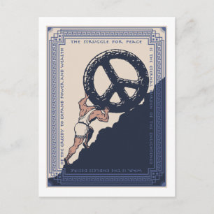 Sisyphus Peace Postkarte