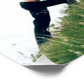 Sisyphus Rolling Boulder Up Hill Poster Wall Art (Ecke)