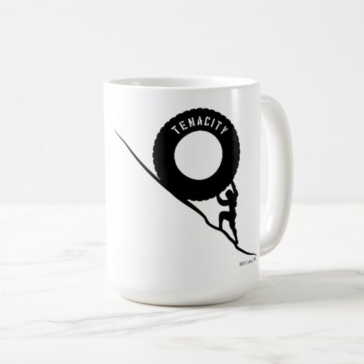 Sisyphus Tenacity Kaffeetasse (VorderseiteRechts)