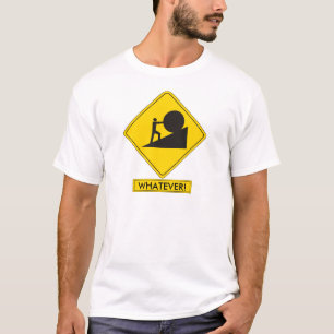 Sisyphus Verkehrsschild T-Shirt