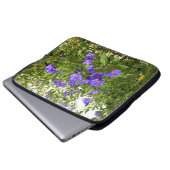 Sisyrinchium Angustifolium Laptopschutzhülle (Vorne Knopf)