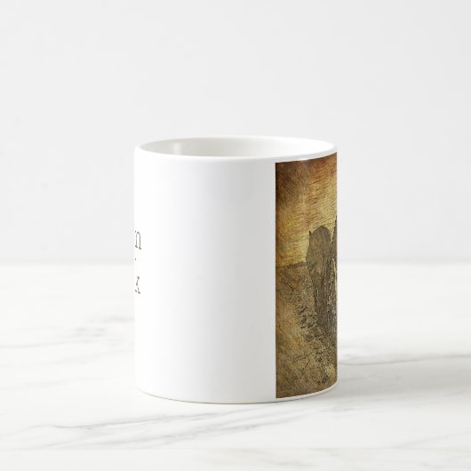 Sit a while rustikale Break Tasse (Mittel)