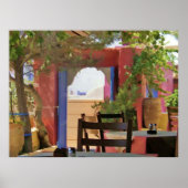 Sit & Bleibe Griechisch Taverna Poster (Vorne)