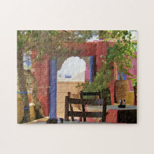 Sit & Bleibe Griechisch Taverna Poster Puzzle