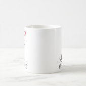 Sit-Bleibe-Liebe-Beagle Kaffeetasse (Mittel)