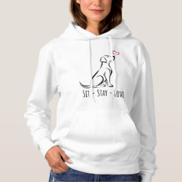 Sit-Bleibe-Liebe Labrador Hoodie