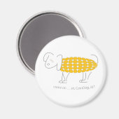 Sit CornDog! Magnet (Vorderseite/Rückseite)