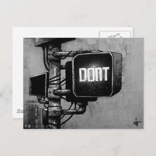SIT "DON'T" POSTKARTE (Vorne/Hinten)