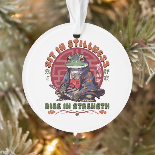 Sit in Stillness Ornament (Baum)