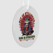 Sit in Stillness Ornament (Vorderseite)