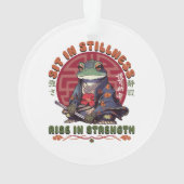 Sit in Stillness Ornament (Rückseite)