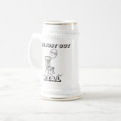 SIT JUST GOT REAL Stein Bierglas (Vorderseite Links)
