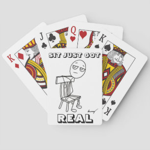 SIT NUR GOT, echte Spielkarten