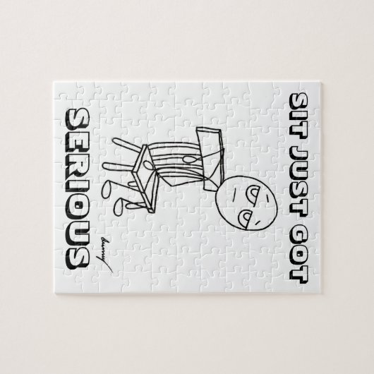 SIT NUR GOT ERNSTHAFTE Rätsel Puzzle (Horizontal)