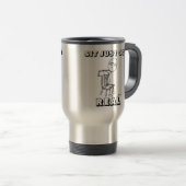 SIT NUR GOT REAL-Travel Mug Reisebecher (VorderseiteRechts)