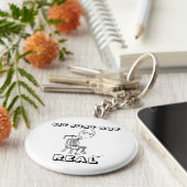 SIT NUR GOT WIRKLICHER Schlüsselanhänger (Seite)