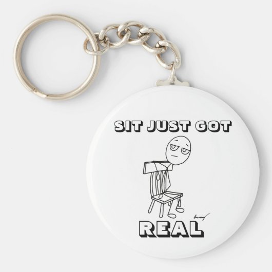 SIT NUR GOT WIRKLICHER Schlüsselanhänger (Vorne)