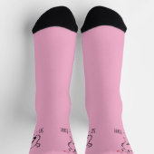 Sit-Stay-Love Bichon Socken (Oben)