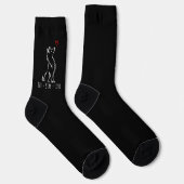 Sit-Stay-Love Sheltie Socken (Rechts)