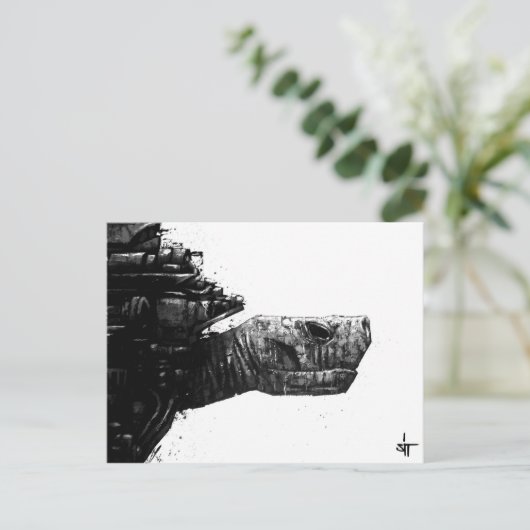 SIT "Turtle" Postkarte (Stehend Vorderseite)