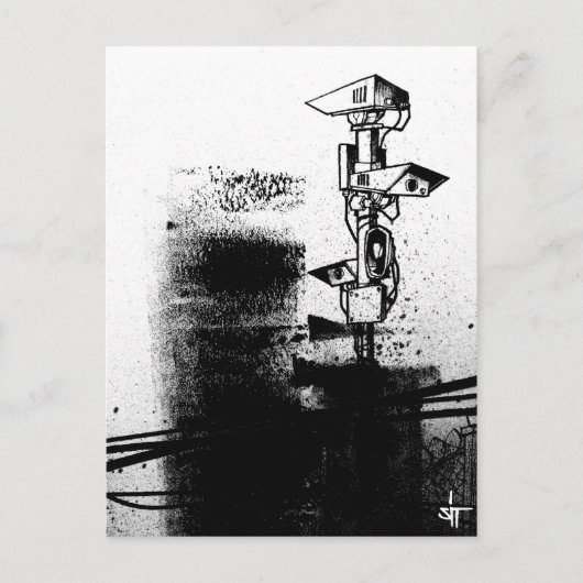 SIT "Überwachung" Postkarte (Vorderseite)