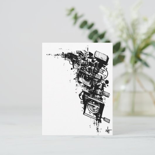 SIT "Unwired 7" Postkarte (Stehend Vorderseite)