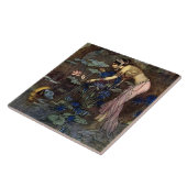 "Sita Finds Rama" von Warwick Goble Fliese (Seite)