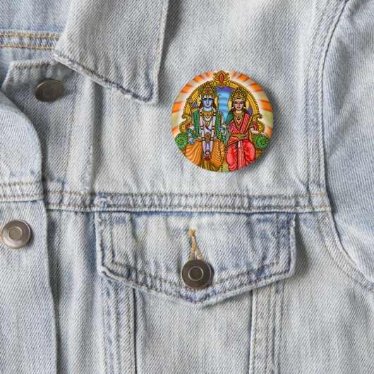 Sita Ram Devotional-Button Button (Beispiel)