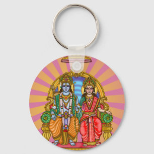 Sita Ram Göttlicher Schlüsselanhänger