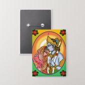 Sita Ram Knopf Button (Vorderseite/Rückseite)