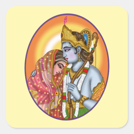 Sita Ram Stickers (Vorderseite)
