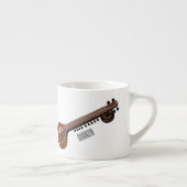 Sitar-Cartoon-Abbildung Espressotasse (Rechts)