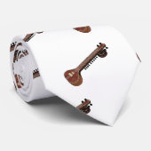 Sitar-Cartoon-Abbildung Krawatte (Gerollt)