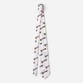 Sitar-Cartoon-Abbildung Krawatte (Rückseite)