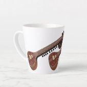 Sitar-Cartoon-Abbildung Milchtasse (Linke Ecke)
