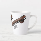 Sitar-Cartoon-Abbildung Milchtasse (Rechts)