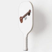 Sitar-Cartoon-Abbildung Pickleball Schläger (Links)
