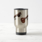 Sitar-Cartoon-Abbildung Reisebecher (Mittel)