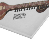 Sitar-Cartoon-Abbildung Schneidebrett (Ecke)