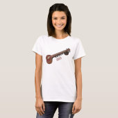 Sitar-Cartoon-Abbildung T-Shirt (Vorne ganz)