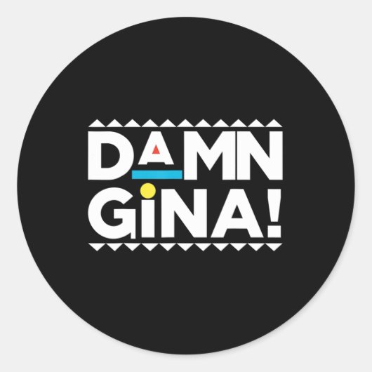 Sitcom Urban 90s Martin Afro TV Show  Runder Aufkleber (Vorderseite)