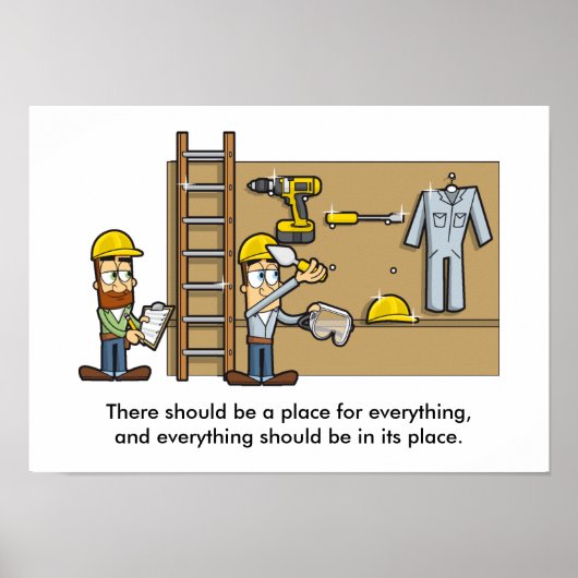 Site Housekeeping 001 Poster (Vorne)